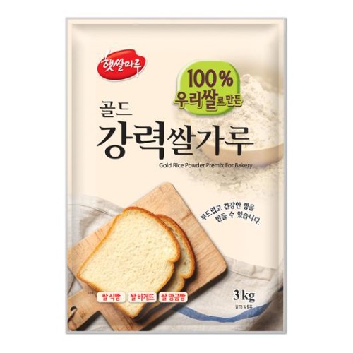 [9월30일까지세일]햇쌀마루 골드강력쌀가루 3kg