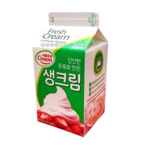 [12/02]서울우유 생크림(동물성) 500ml